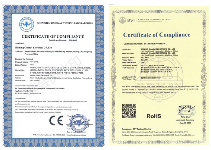 certification of uv lamp for hvac system certification of uv lamp for hvac system